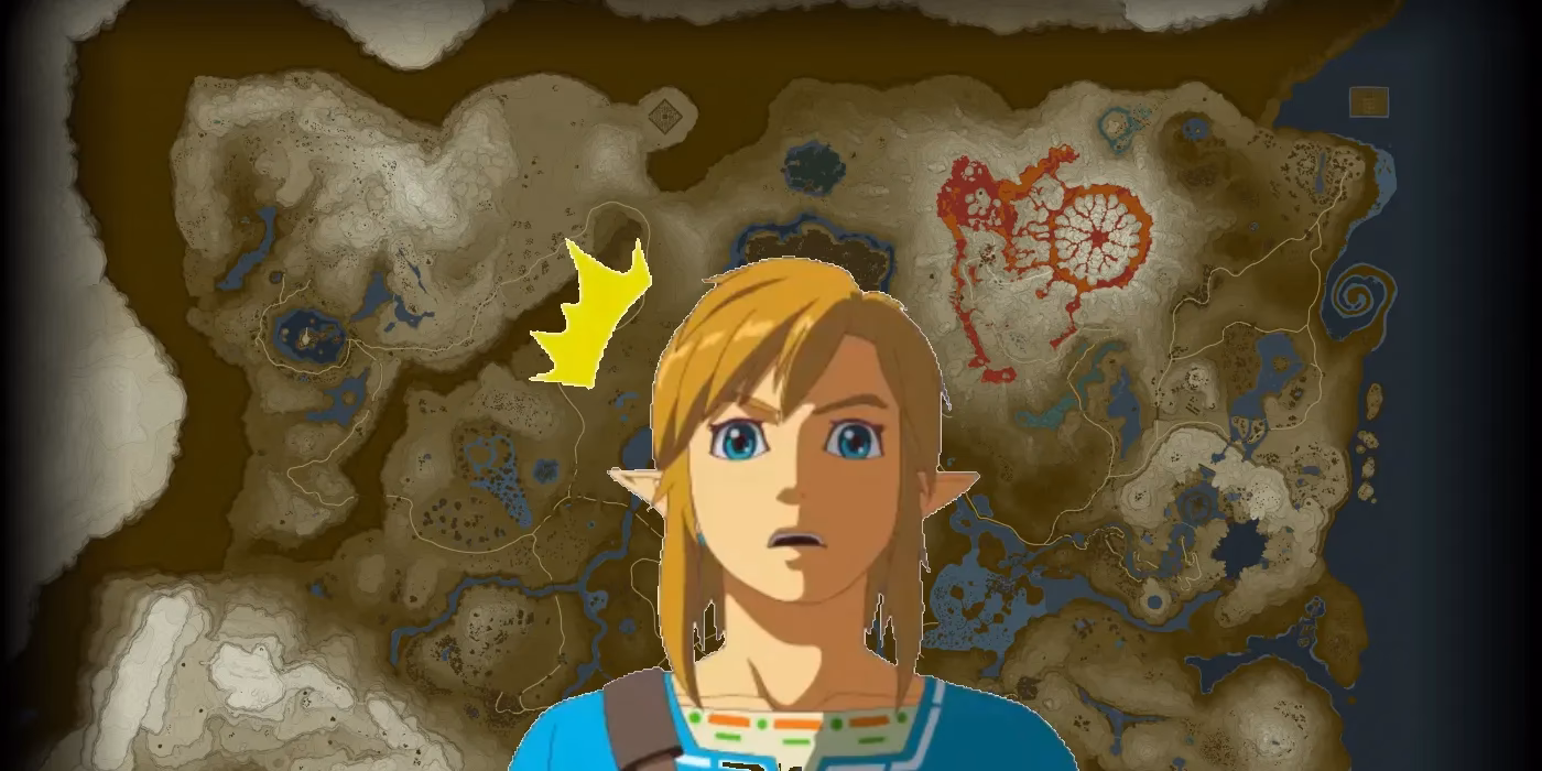 Is breath of the wild based on a real world map?