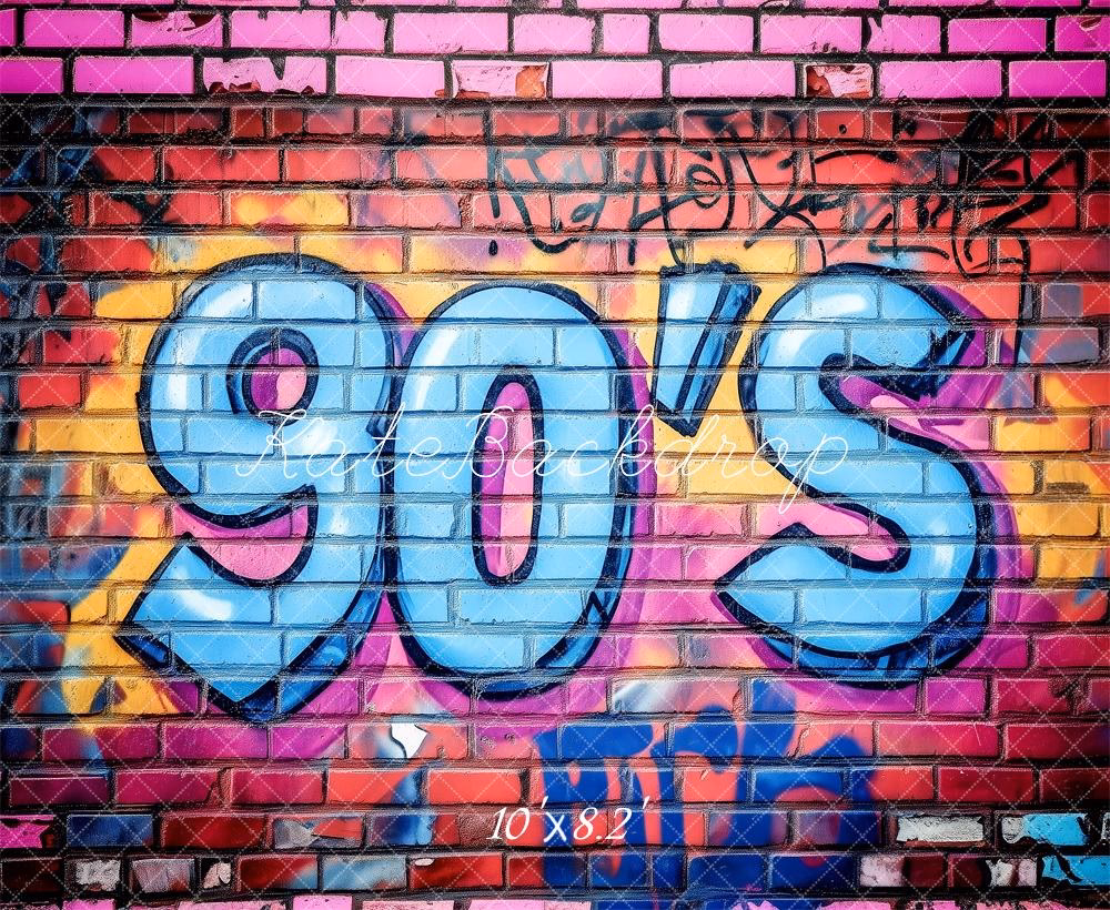 What is the grunge background of the brick wall?