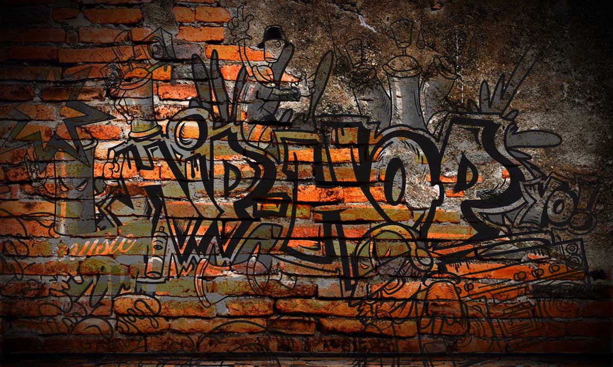 Does brick graffiti have a reCAPTCHA?
