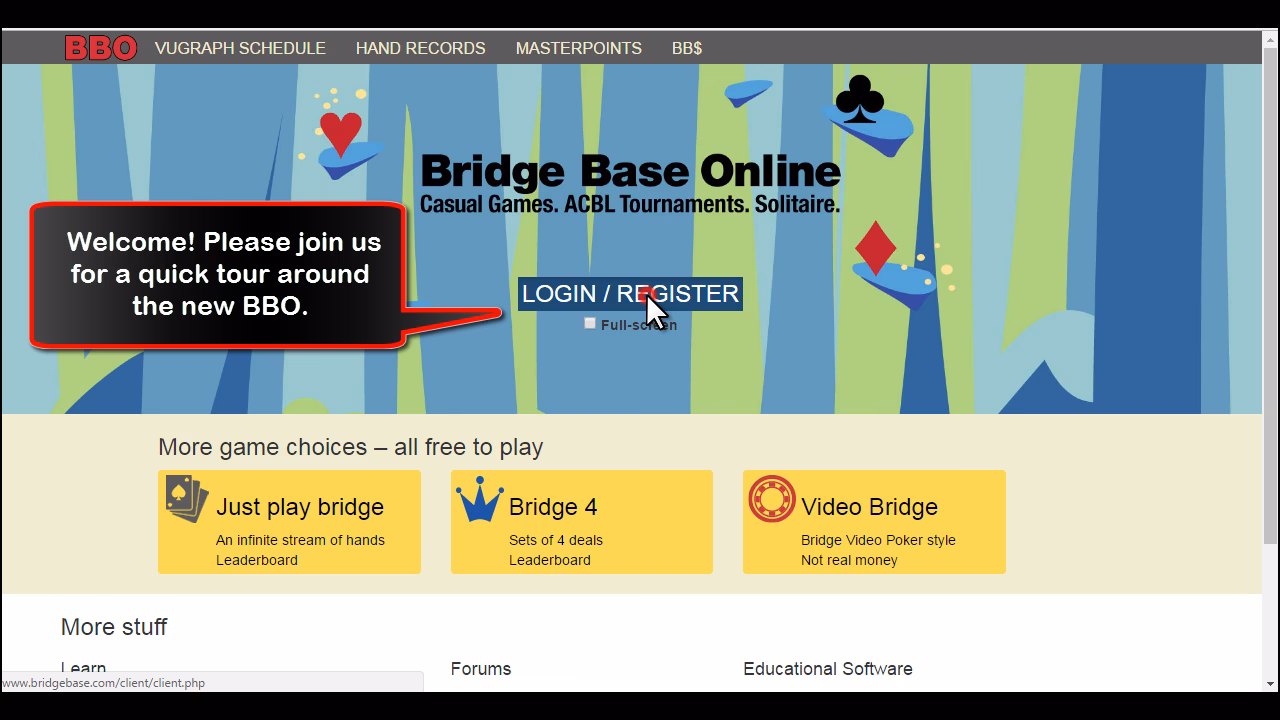 What can you do on Bridge Base Online?