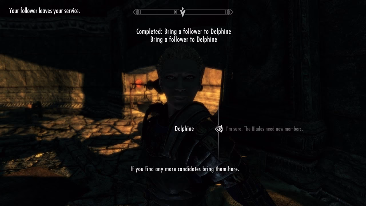 What happens if Delphine has a follower?