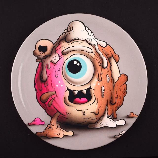 What kind of art does Buff Monster Make?