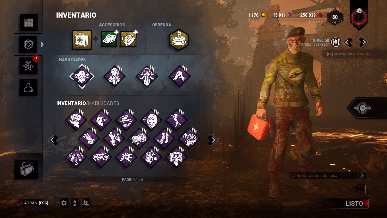 How many dead by daylight survivor builds are there in 2025?