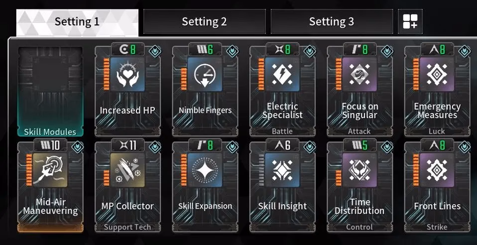 Can a descendant module change a skill in a first descendant build?