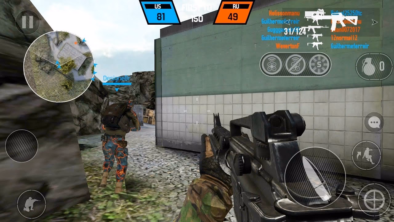 ¿Qué ofrece Bullet Force multiplayer?