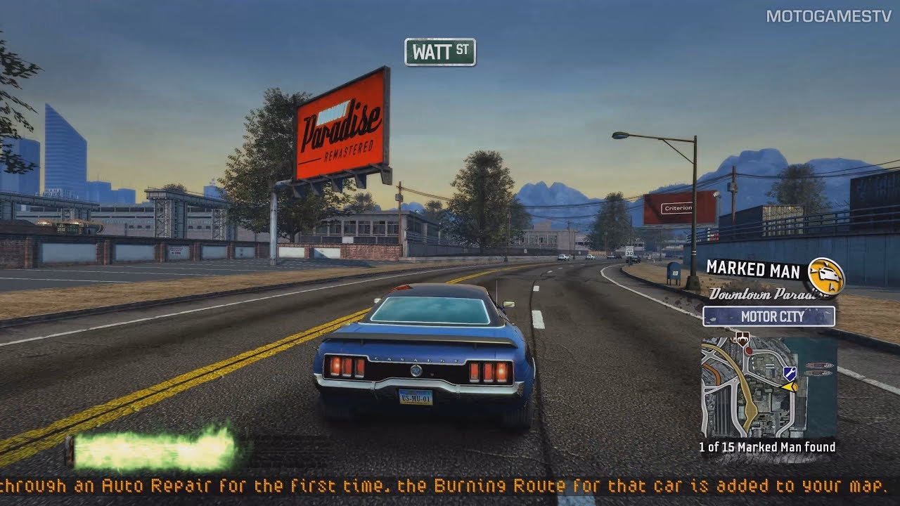 ¿Qué tipo de juego es Burnout Paradise?