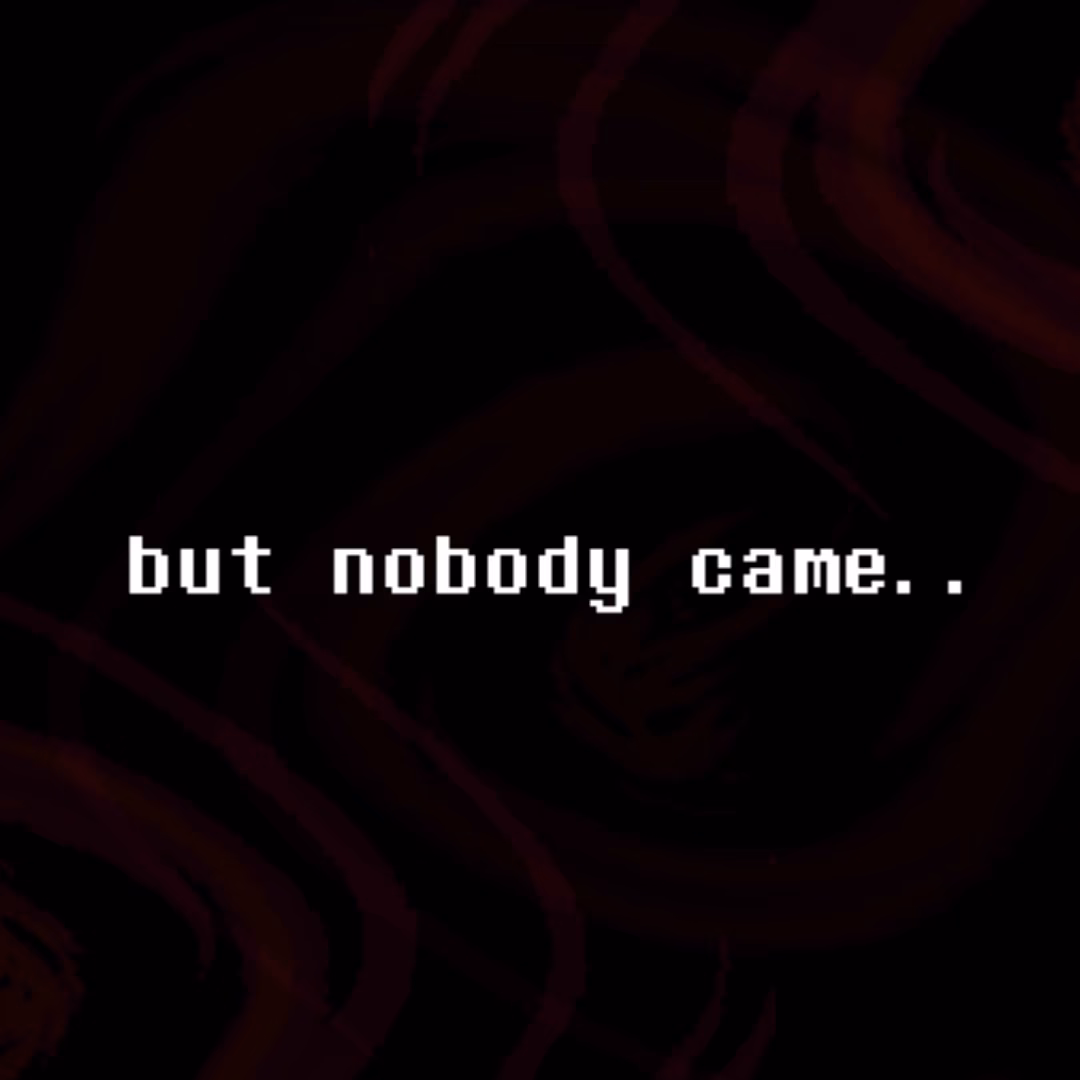 Is 'but nobody came' a quote from the Mother series?