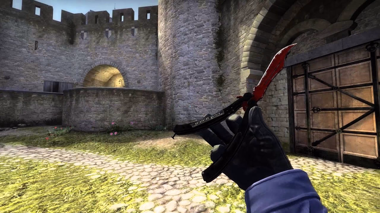 Is butterfly knife a crimson web CSGO?