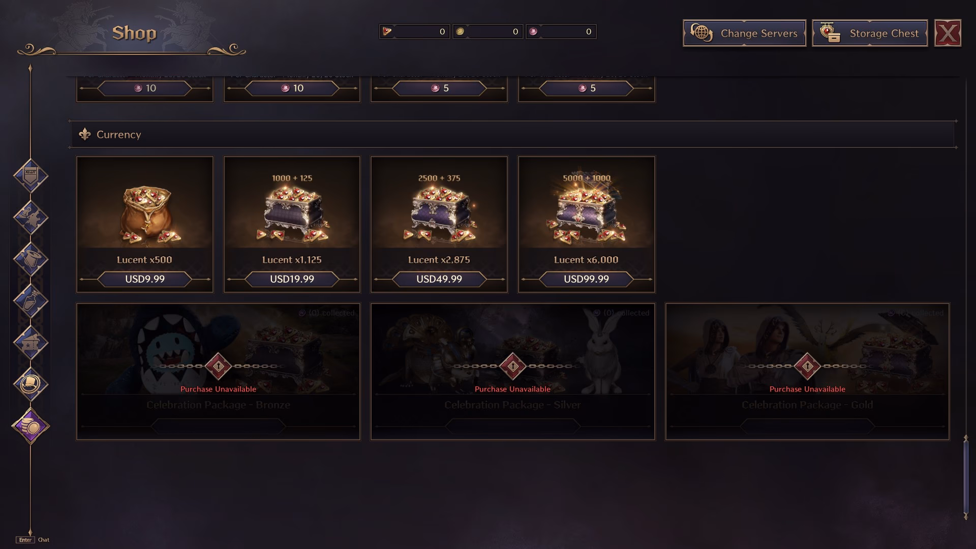 How do you use lucents in throne & Liberty?