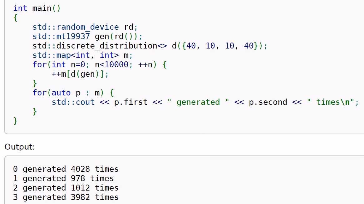 What is a random library in C++?