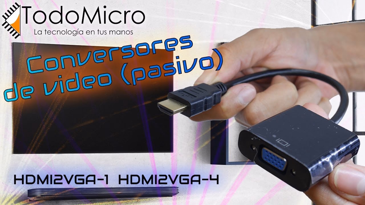 ¿Por qué no puedo conectar mi cable HDMI a VGA?