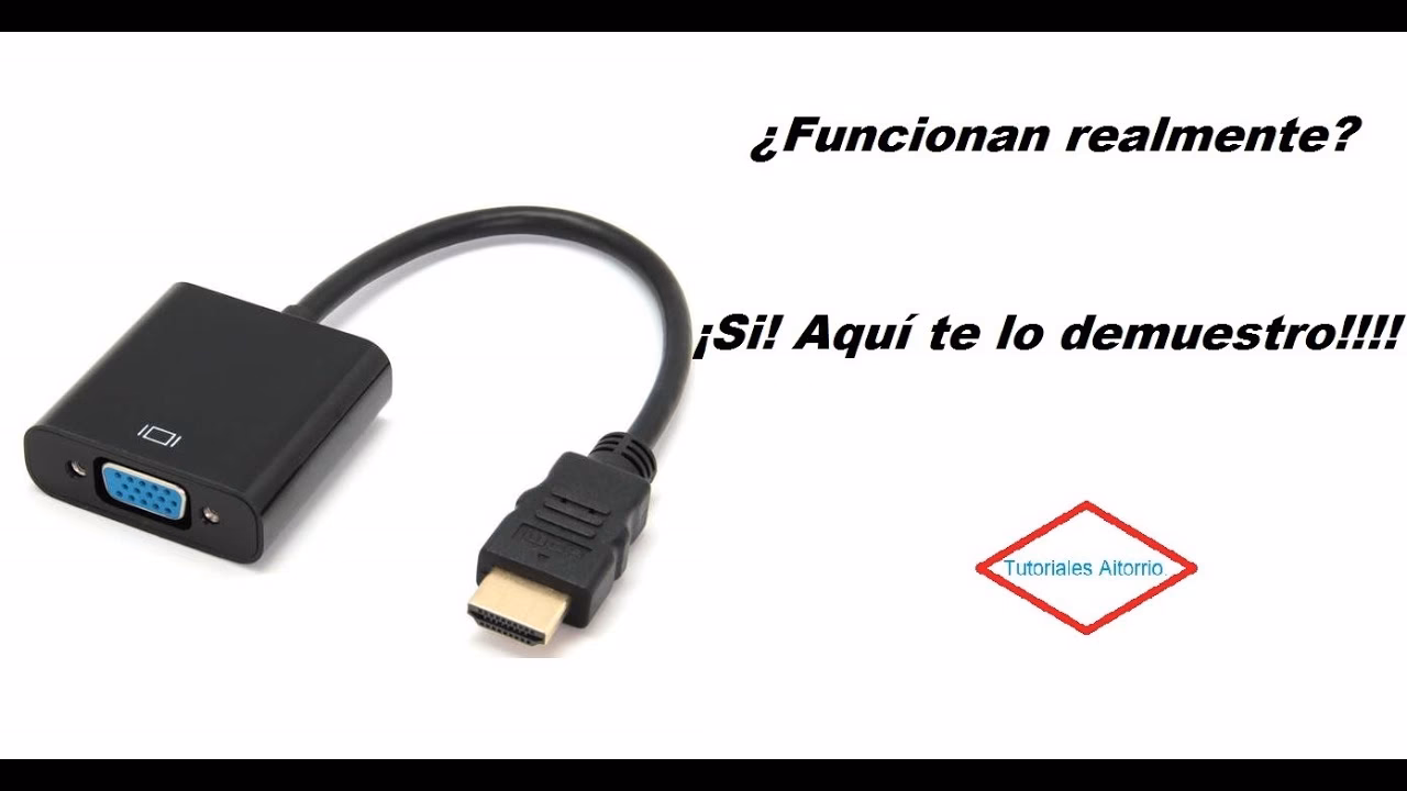 ¿Cuál es la resolución de un cable VGA a HDMI?