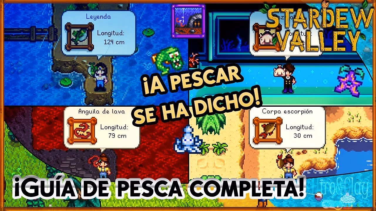 ¿Cuáles son los peces que aparecen en Stardew Valley?