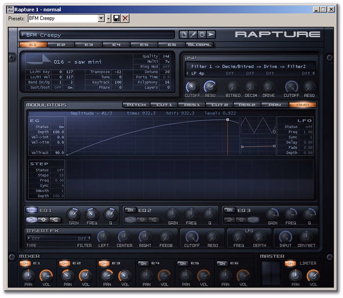 Does Cakewalk offer a free demo of Rapture pro?