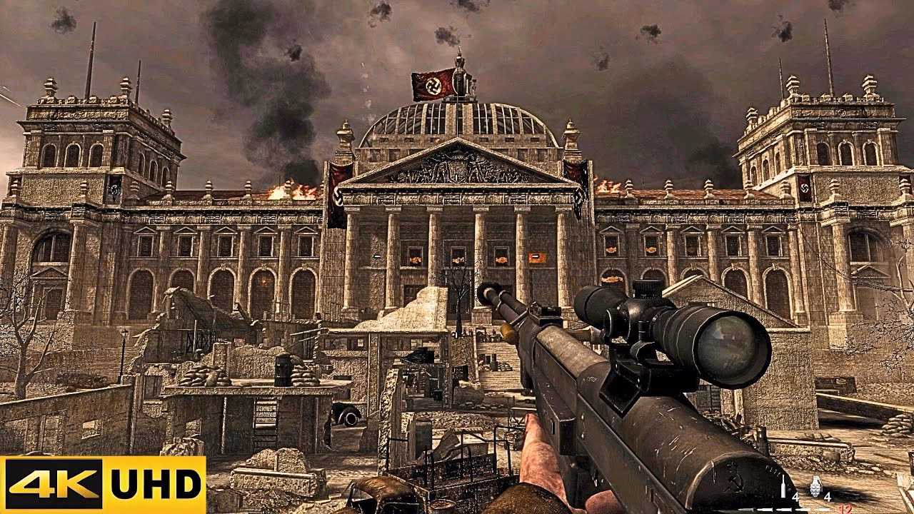 How do you fight through the Reichstag in Call of duty?