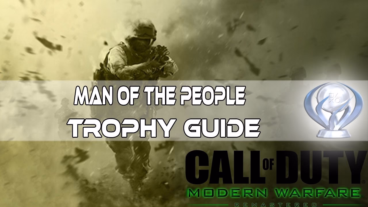How many trophies does Modern Warfare Remastered have?
