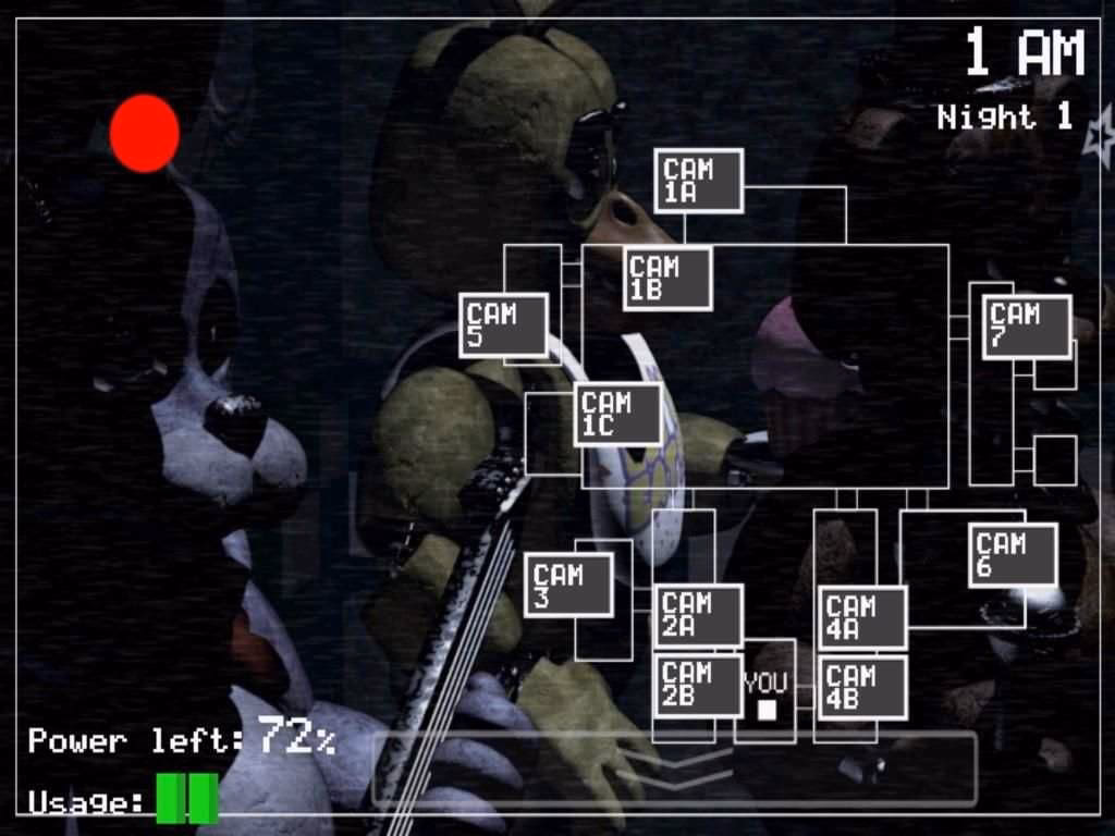 ¿Cuál es la primera cámara de FNaF 1?