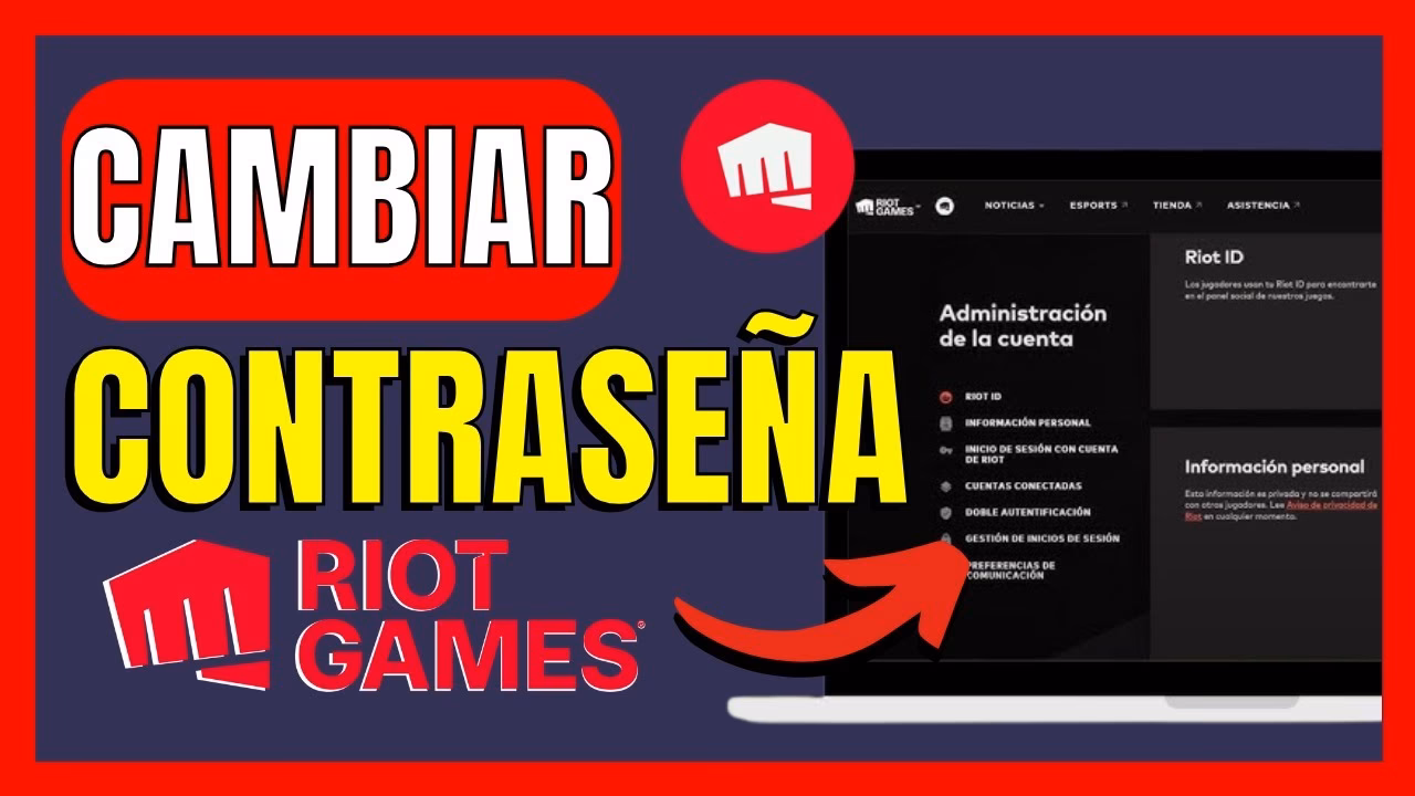 ¿Cómo cambiar la contraseña en League of Legends?