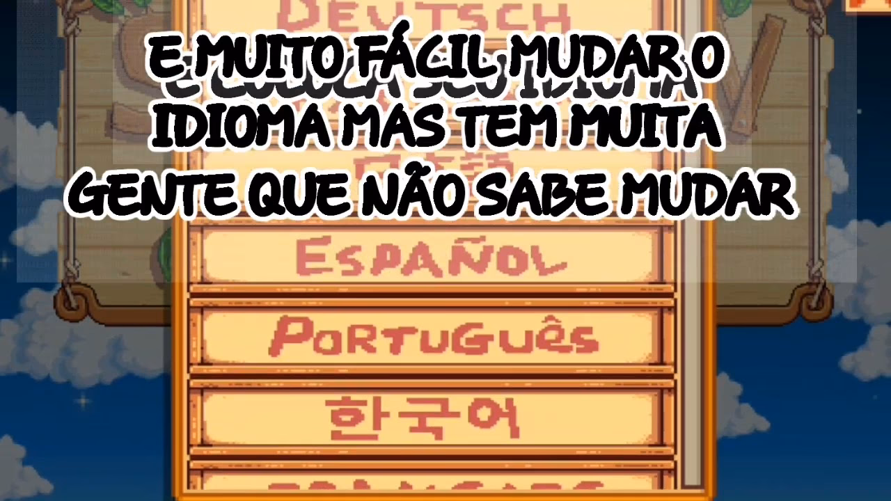¿Cómo cambiar el idioma En Stardew Valley?