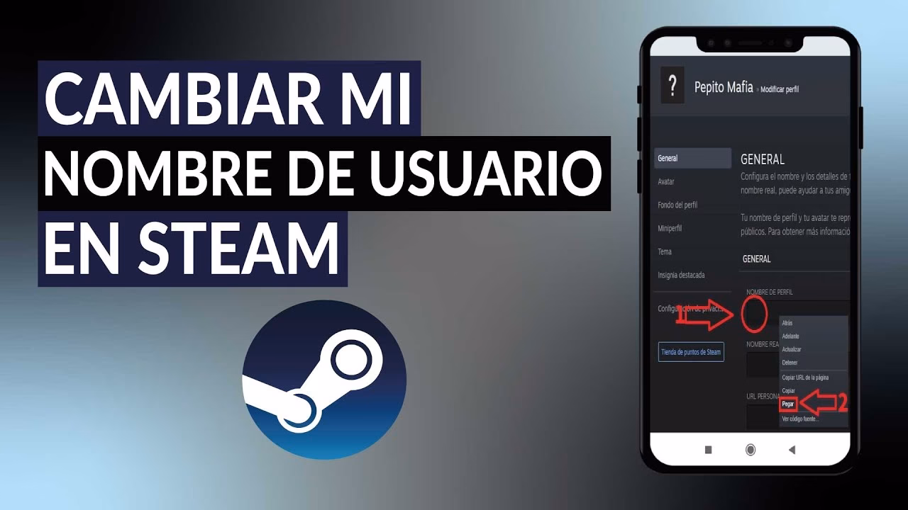 ¿Cómo cambiar el ID de mi cuenta de Steam?