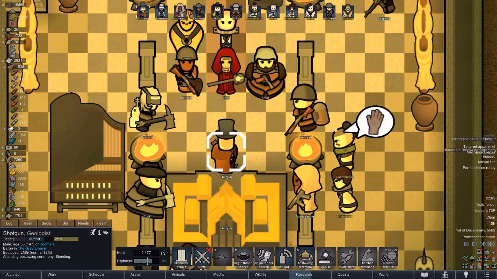 Why was my item removed from Rimworld?
