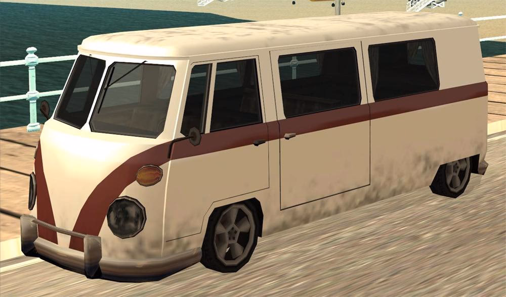 How fast is a camper in GTA San Andreas?