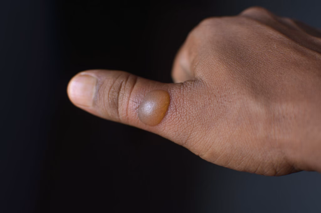 Should you pop a burn blister?