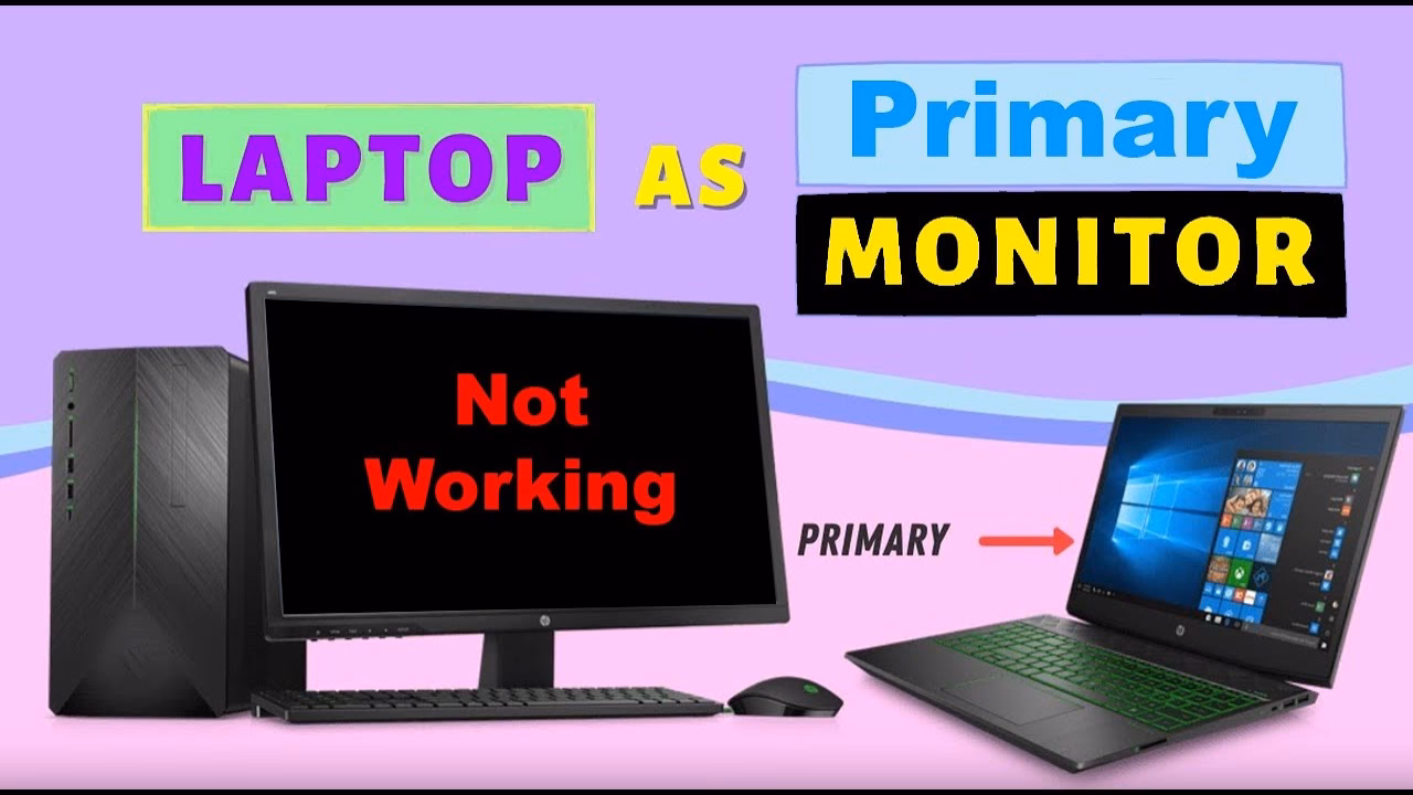 How to use Windows 11 laptop as monitor?