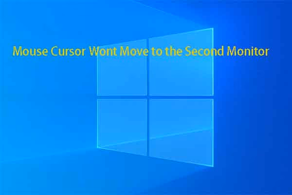Why is my Mouse Unable to move to a second display?