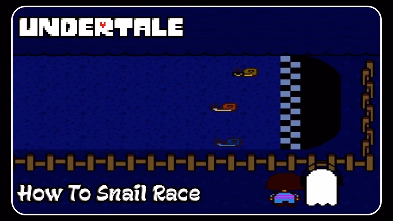 How do you win a snail race?