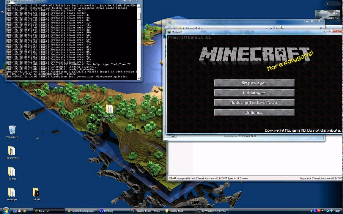 What is canary in Minecraft Forge?