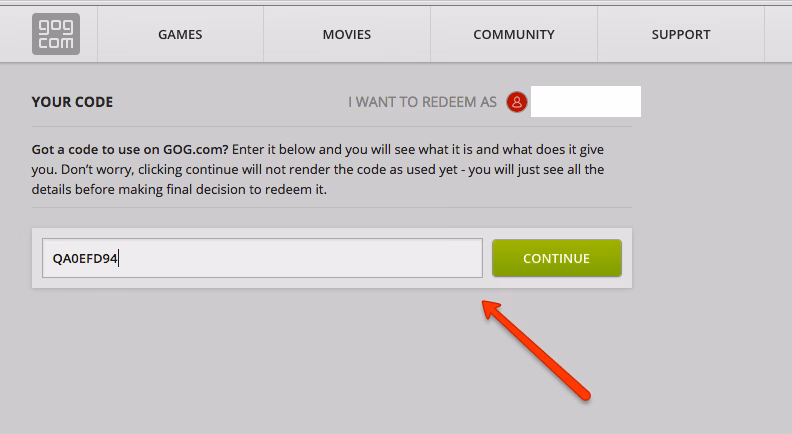 ¿Cómo activar la clave de juego Gog?