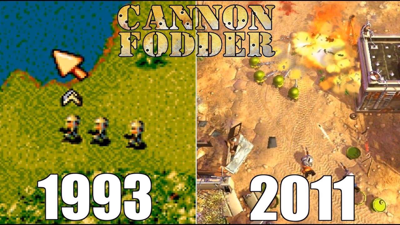 Quand Cannon Fodder a-t-il été porté sur Atari ST, DOS et consoles de jeu ?