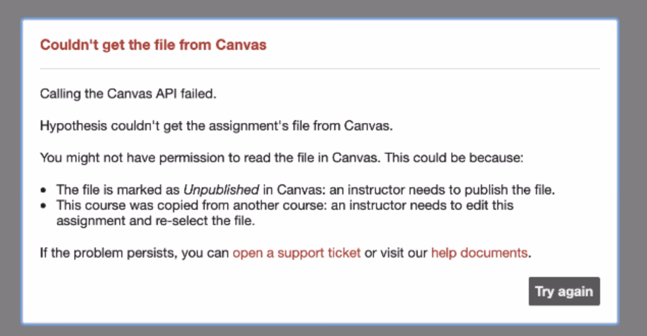 What's causing issues with Canvas?