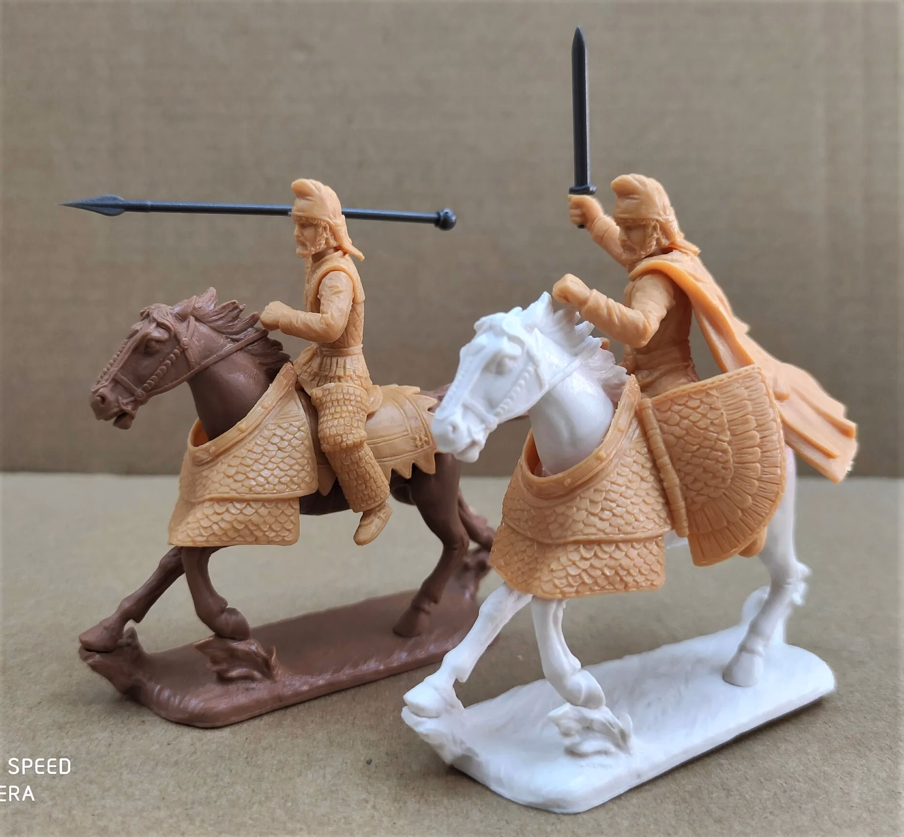 Where did heavy cavalry come from?