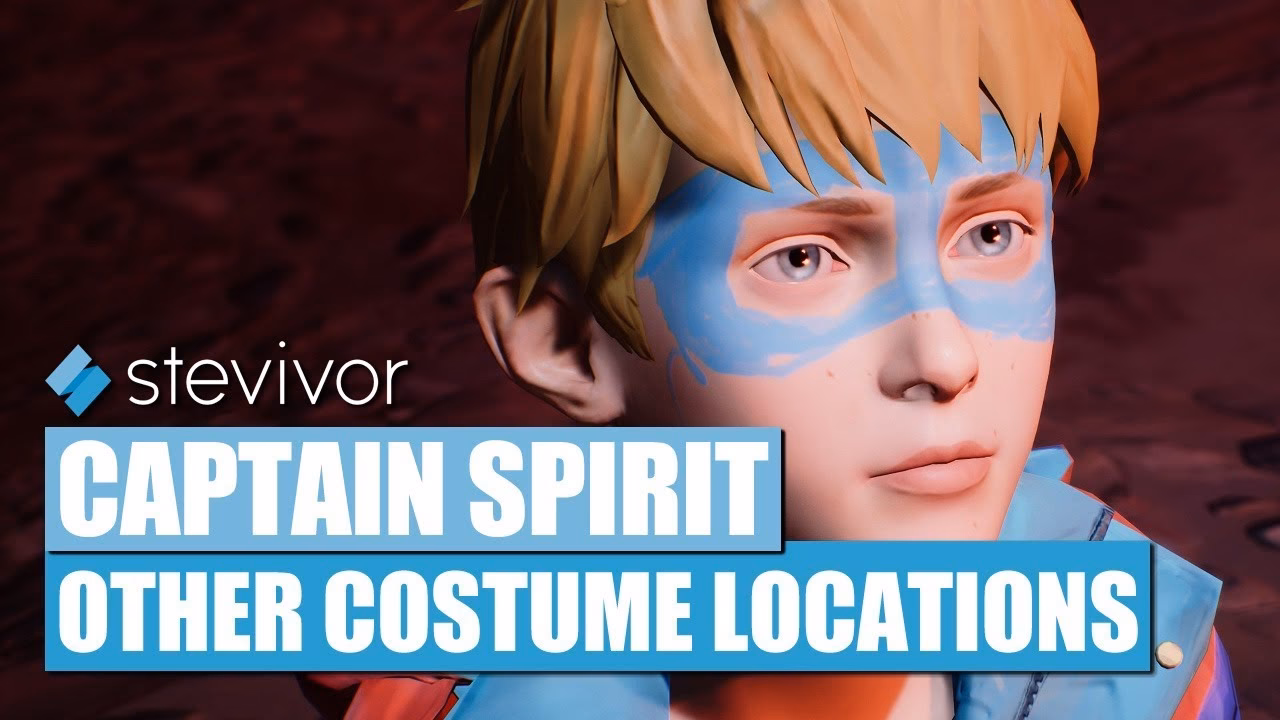 What are the different elements of Chris' Captain Spirit costume?