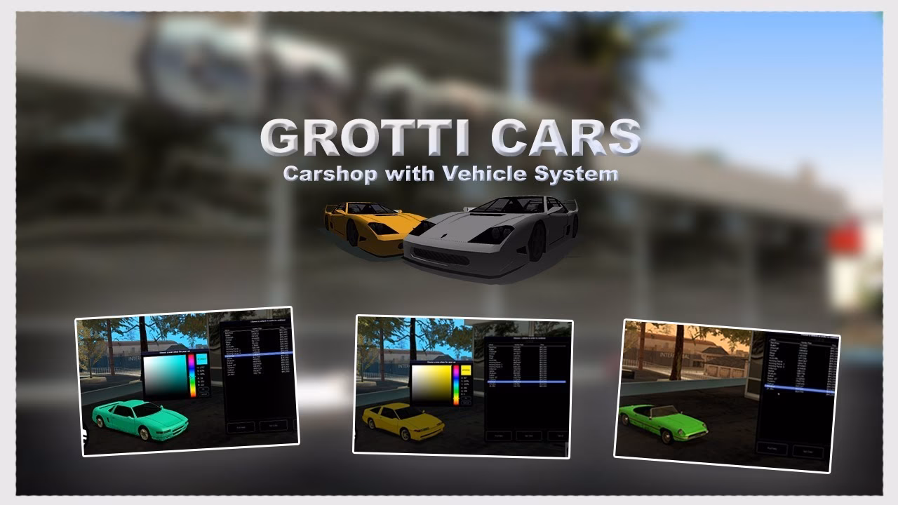 How to manage carshop markers & carlisting in carshop GUI?