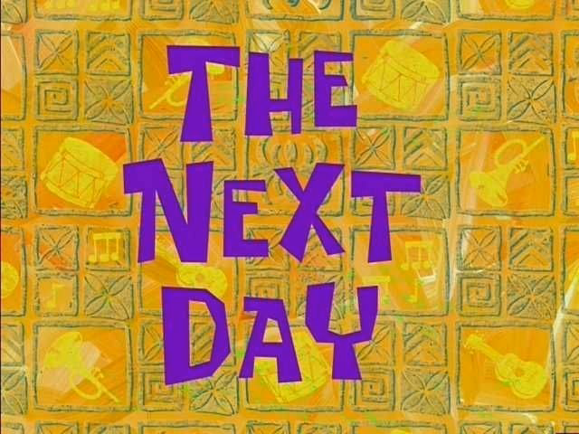 ¿Qué son los carteles de tiempo en Bob Esponja?