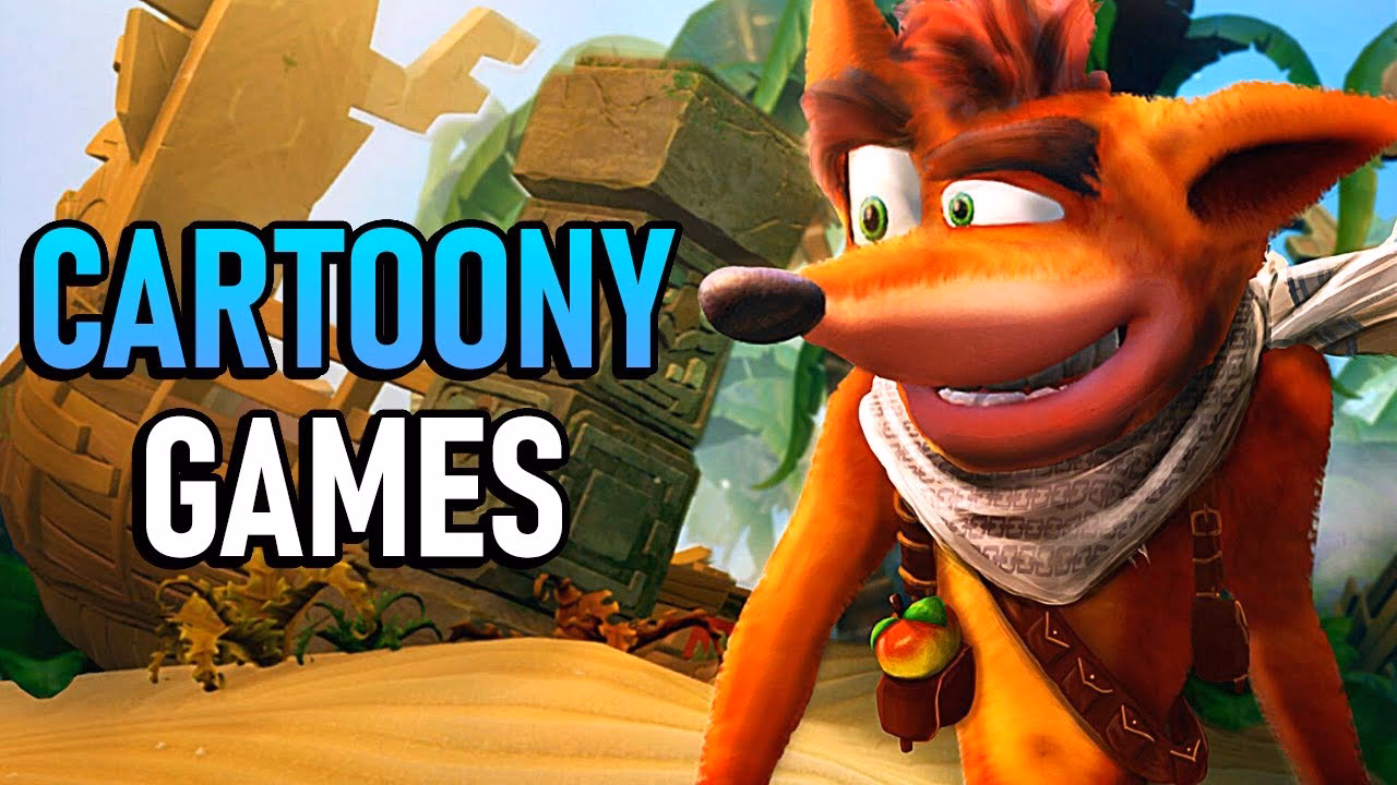 How many free online cartoon games are there?