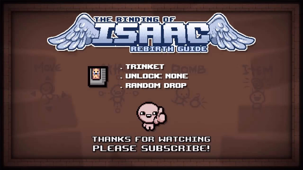 Where can I find information about items in the binding of Isaac?