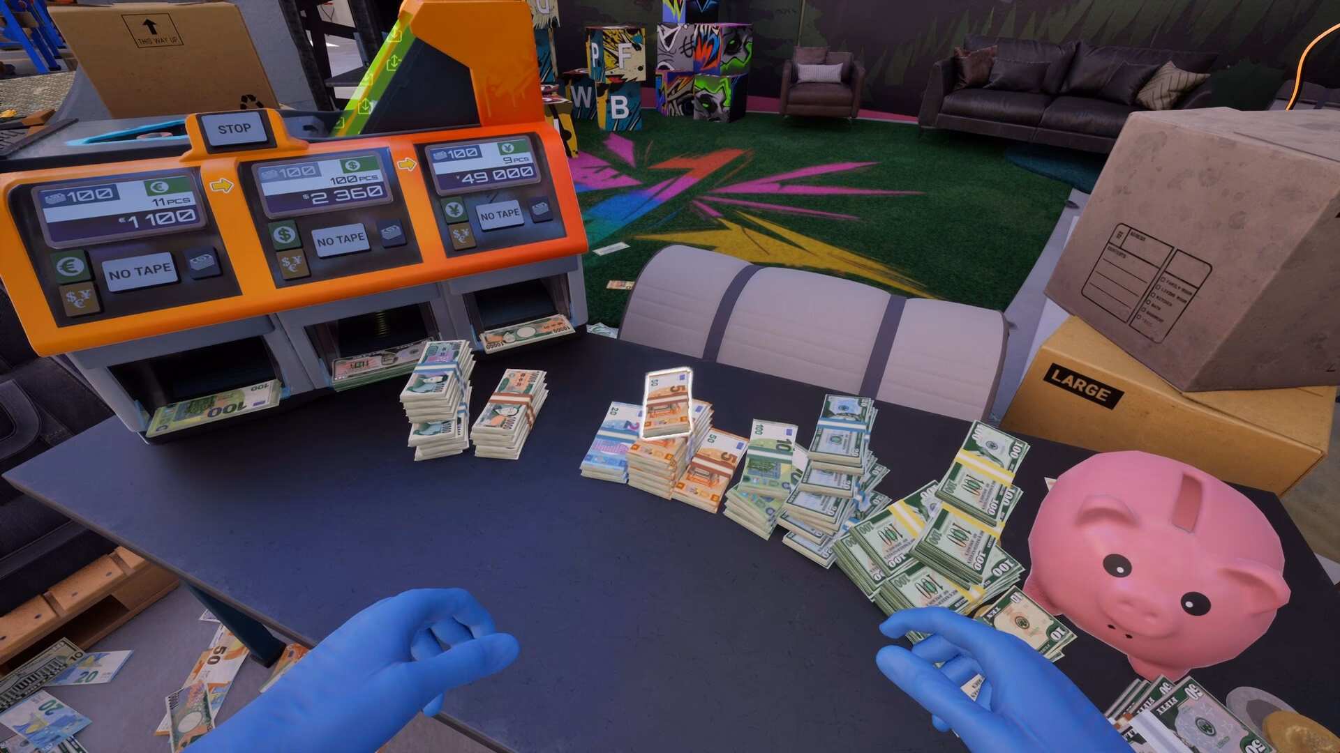 How do you clean dirty cash?