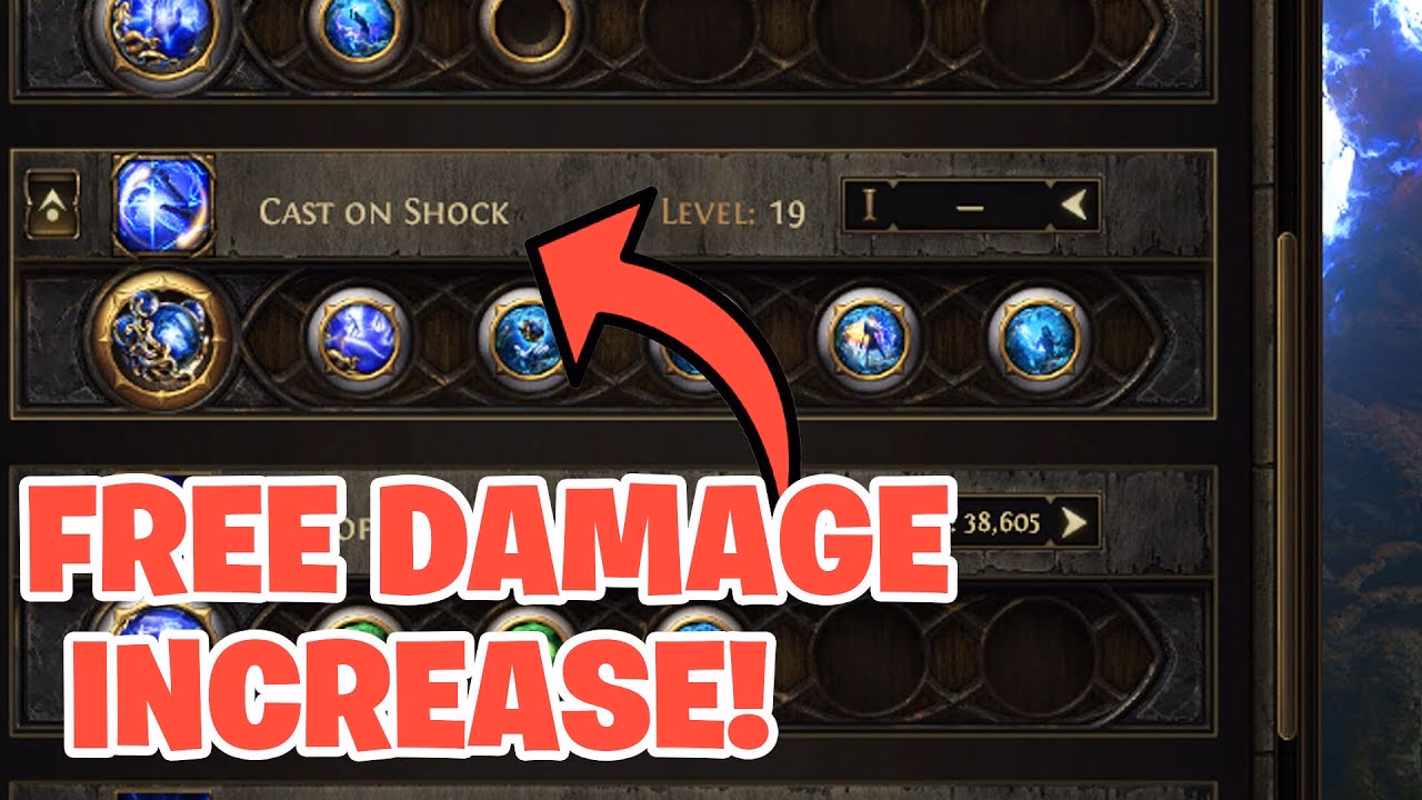 What is cast on Shock in path of Exile 2?