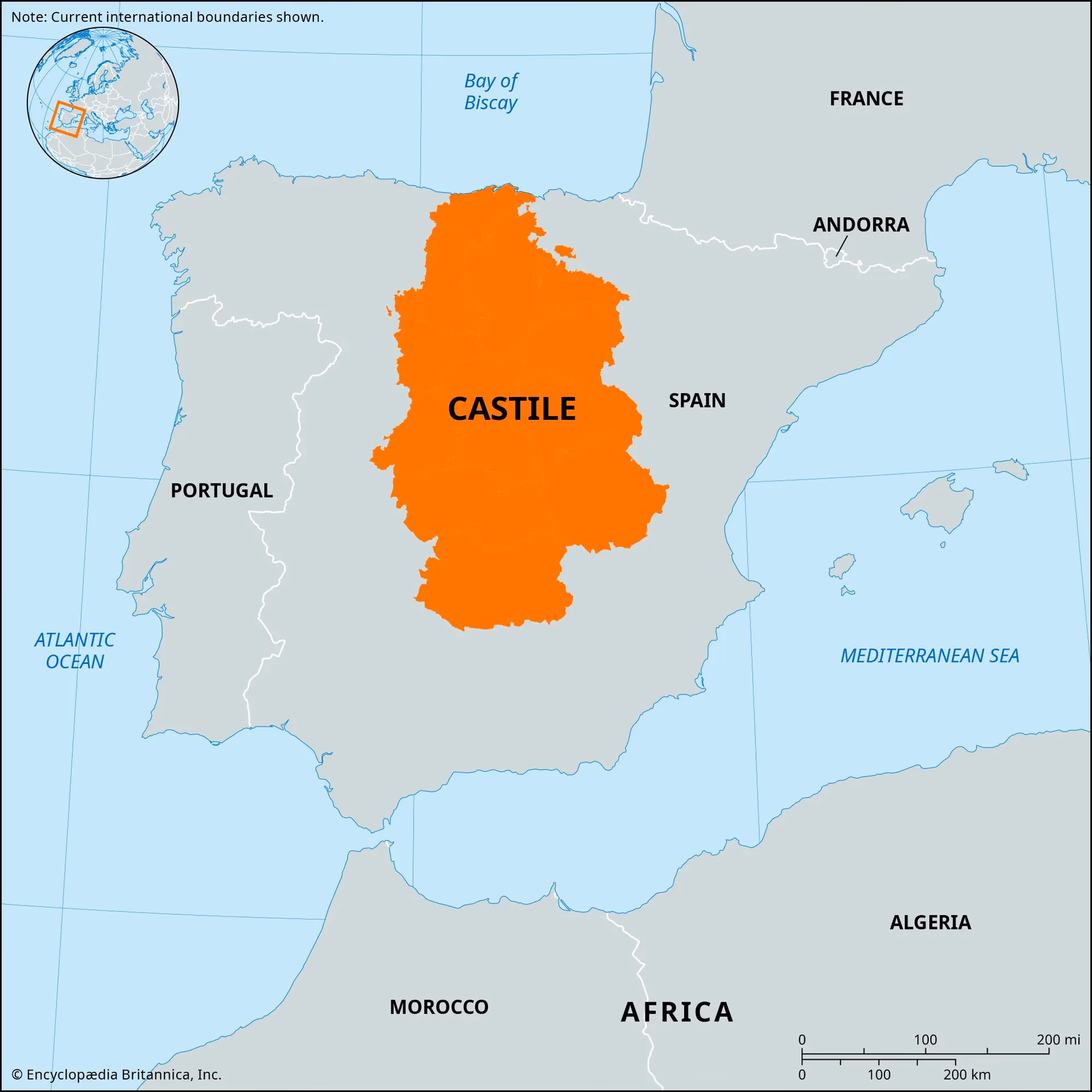 Where is Castile located?