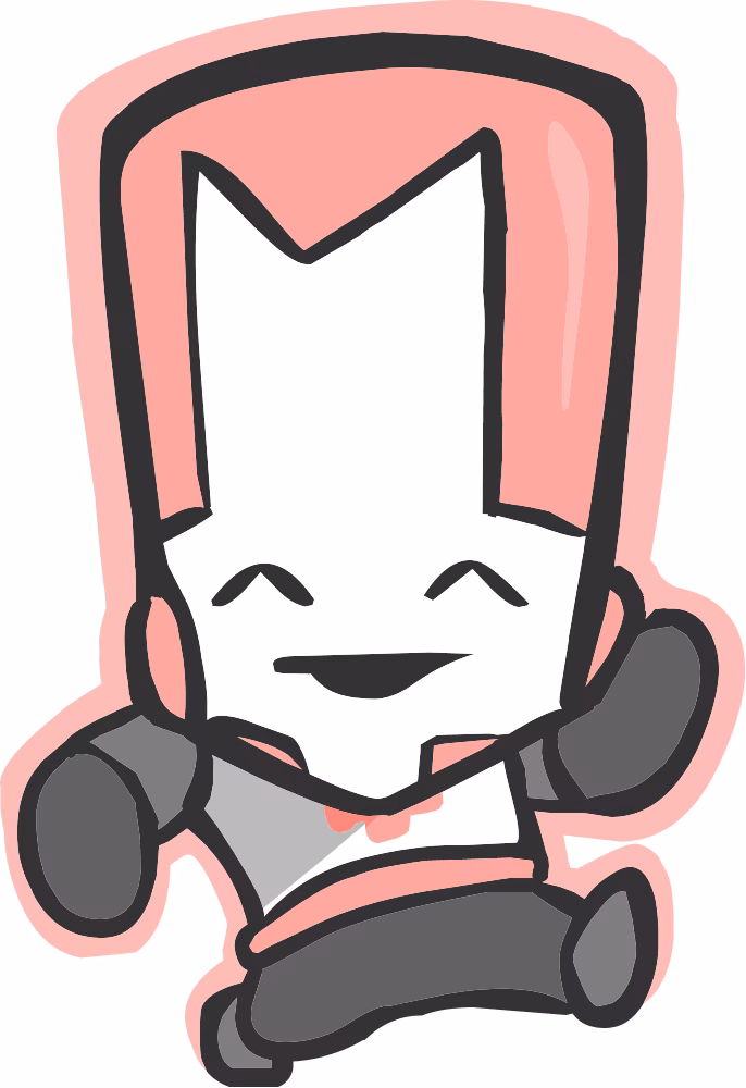 Does Castle Crashers - Pink Knight come with a beard?