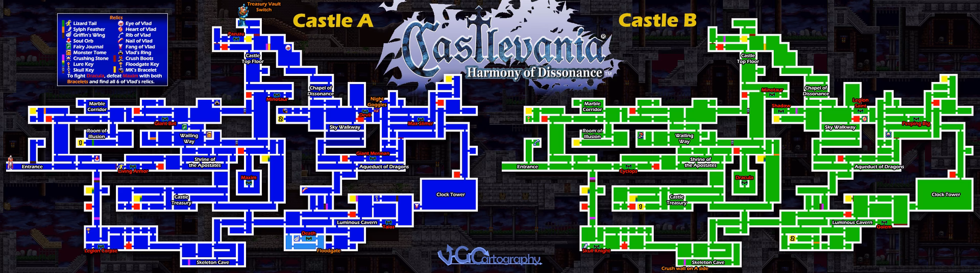 What happens after the fight in Castlevania Harmony of dissonance?