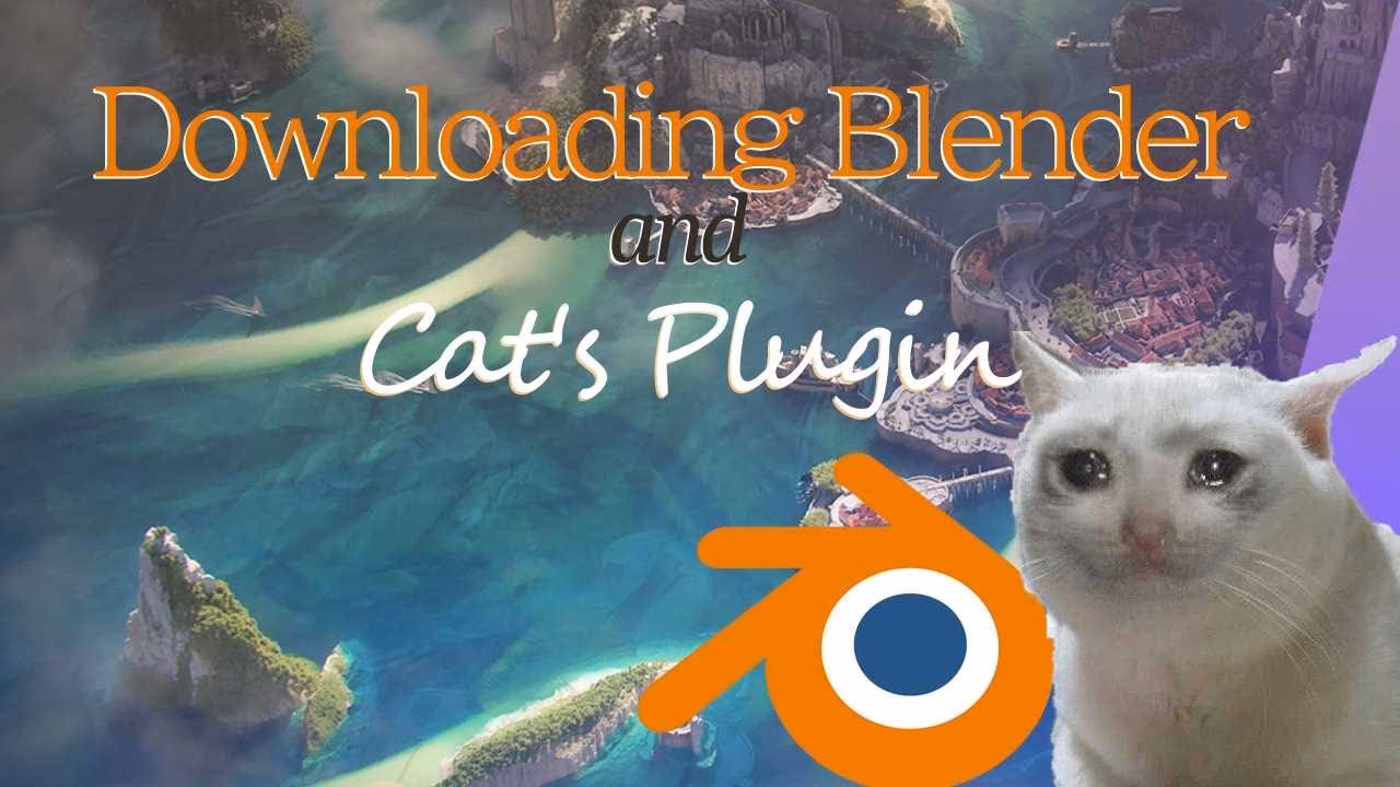 How to create a cat model in Blender?