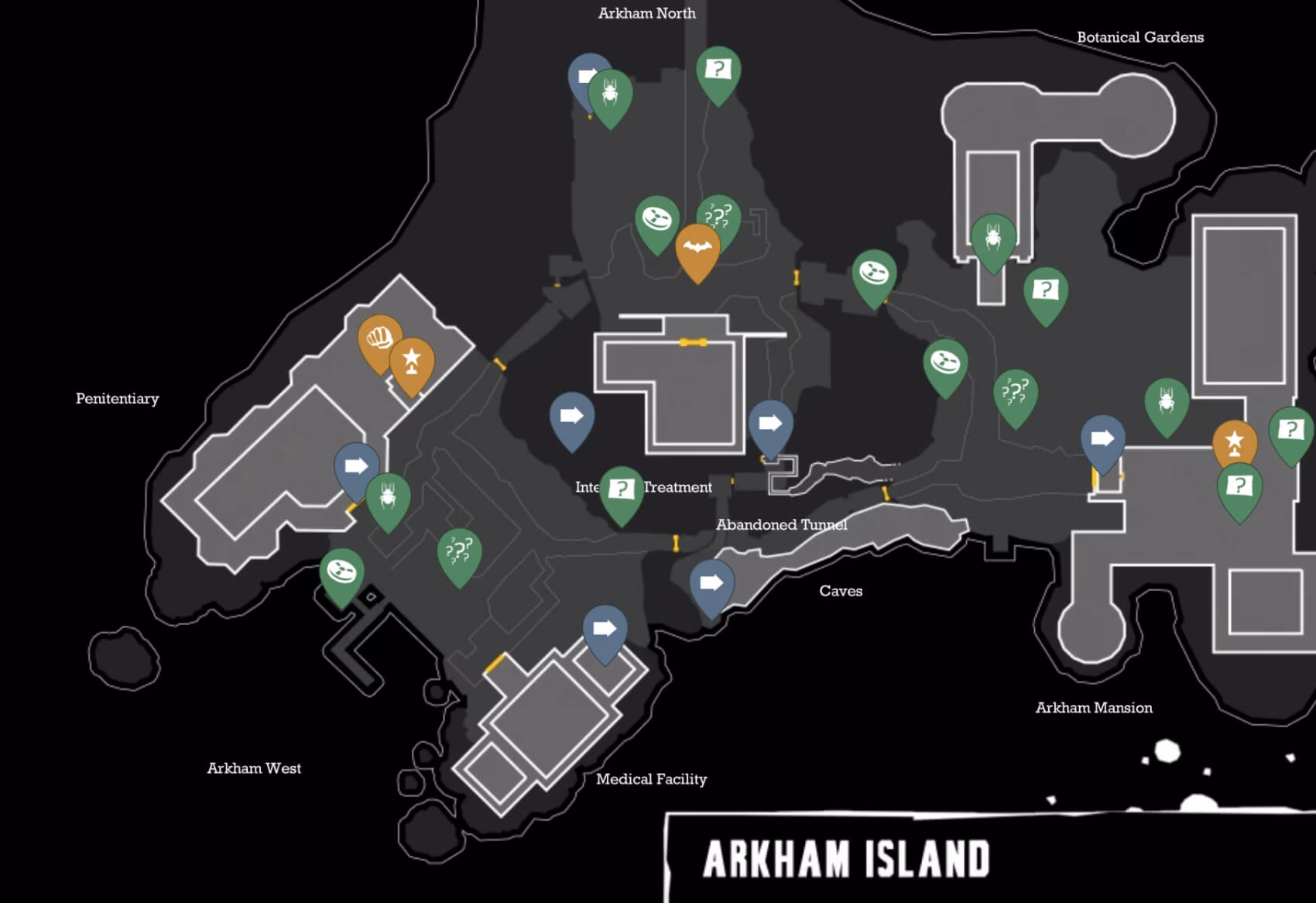 How does Batman Arkham Asylum Riddler guide work?