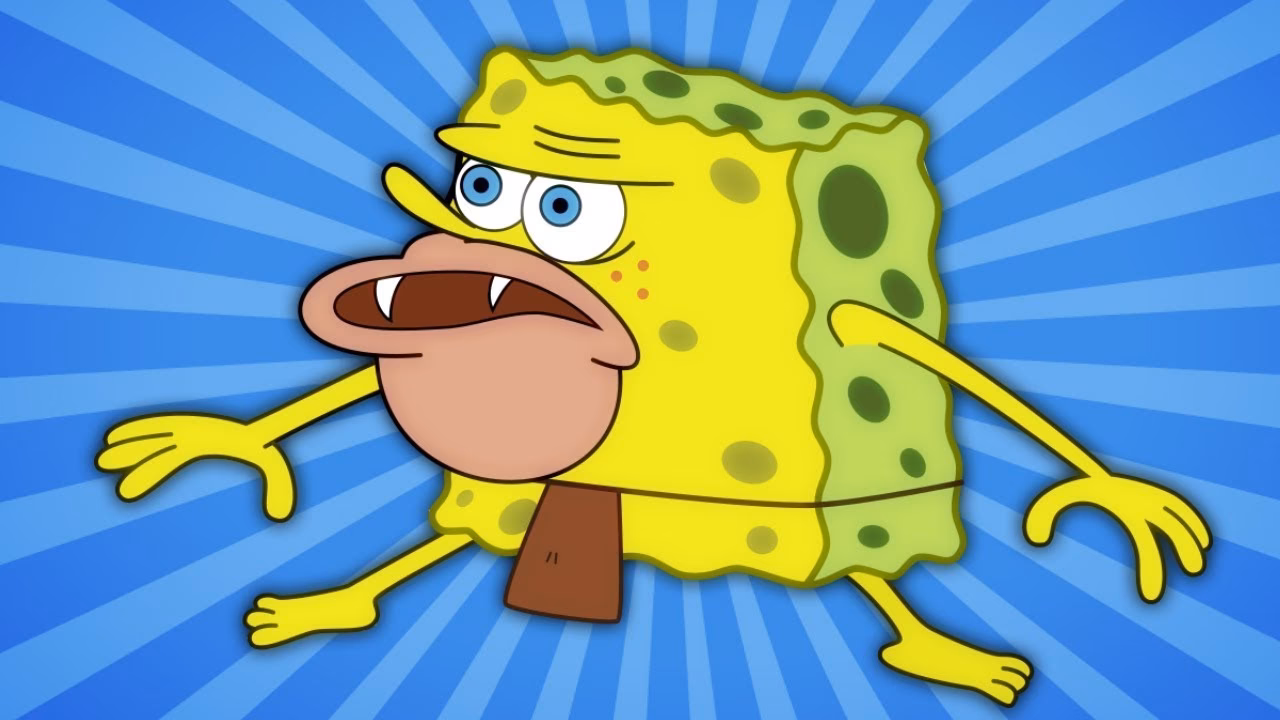 When did 'caveman SpongeBob' come out?