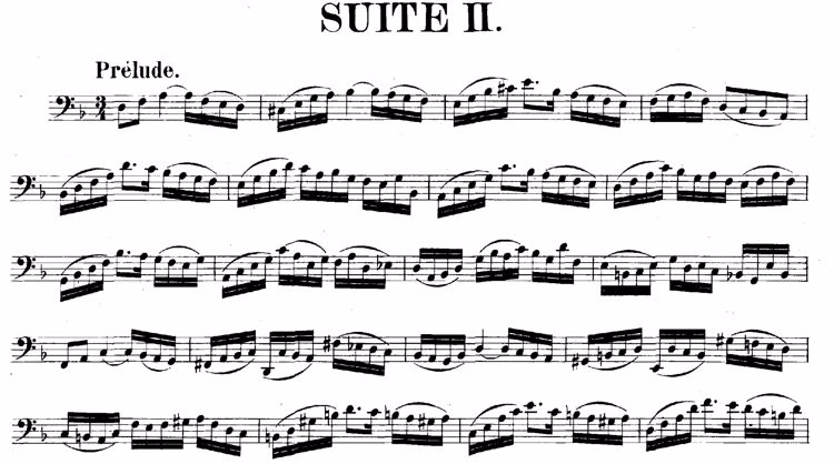When did Bach write Suites à Violoncello senza Basso?
