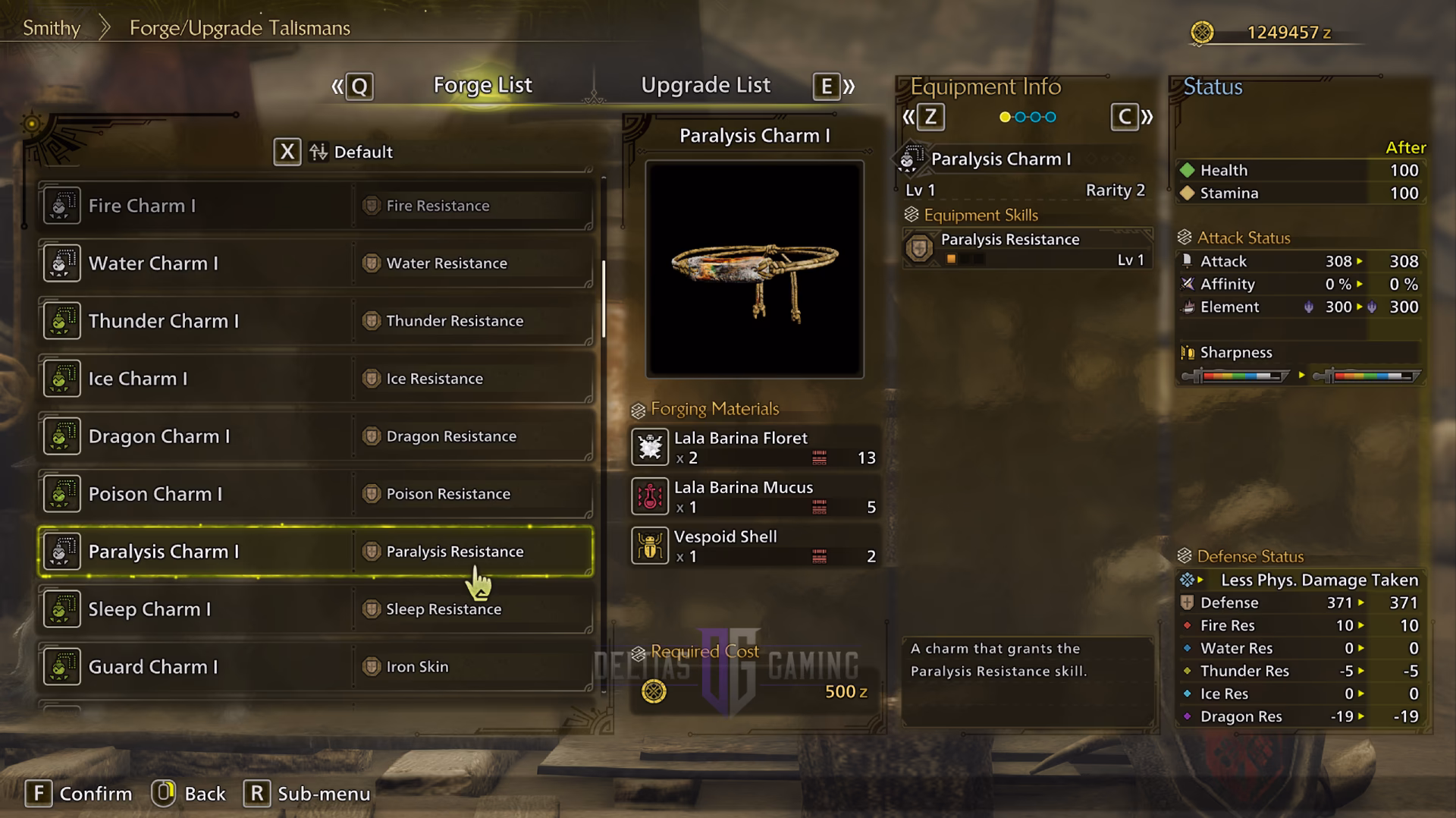 What is chain charm I in Monster Hunter Wilds?
